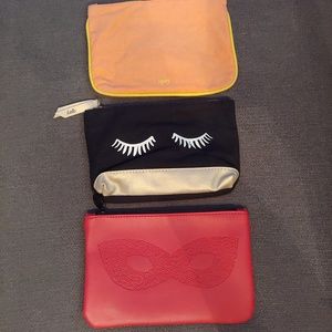 3 ipsy make up bags